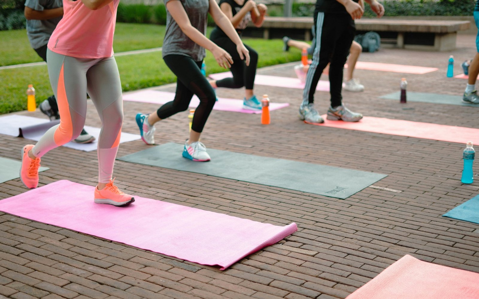 Rutschige Yogamatte nach der Reinigung